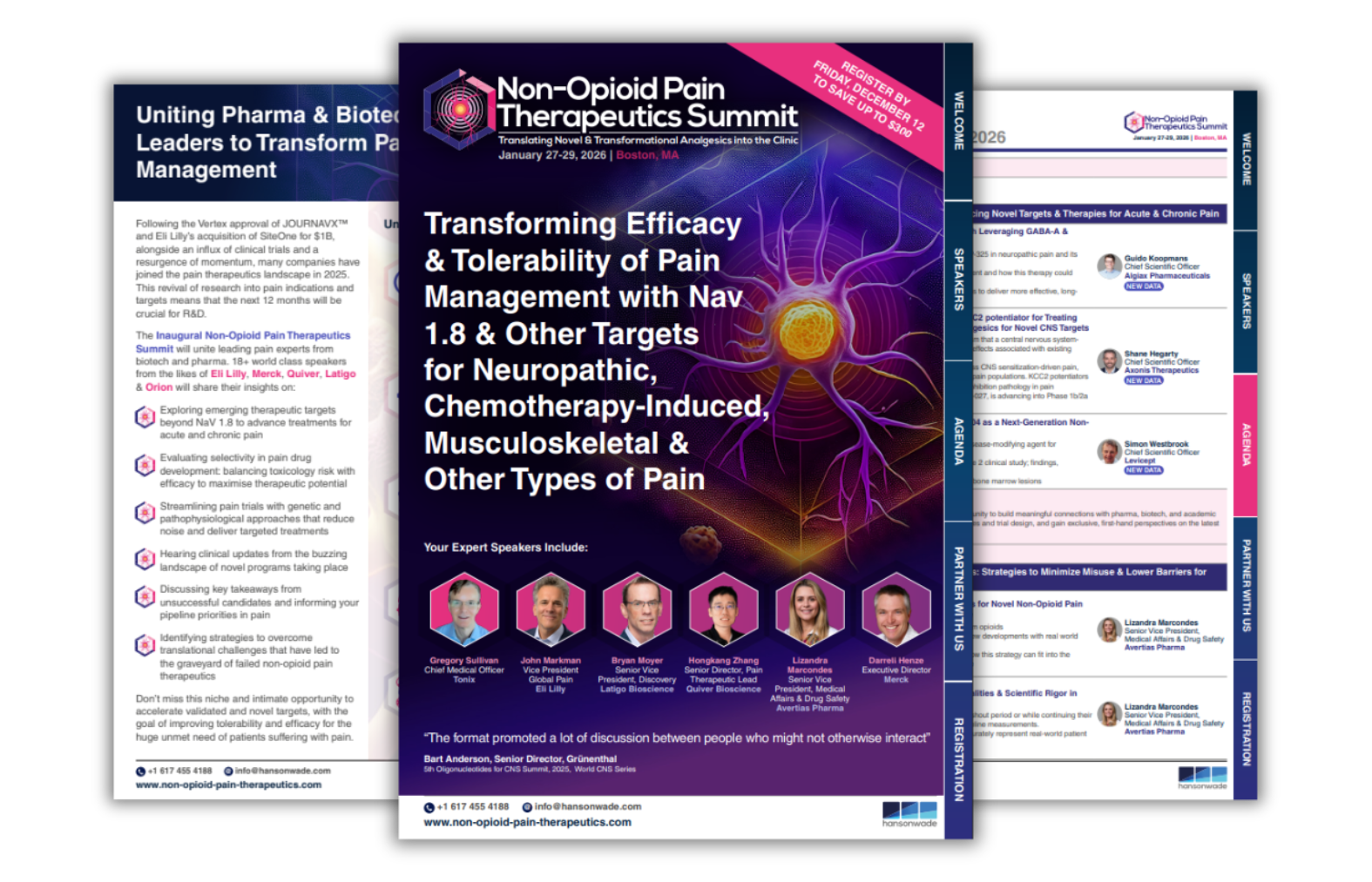 Brochure Image - Non-Opioid Pain Therapeutics Summit
