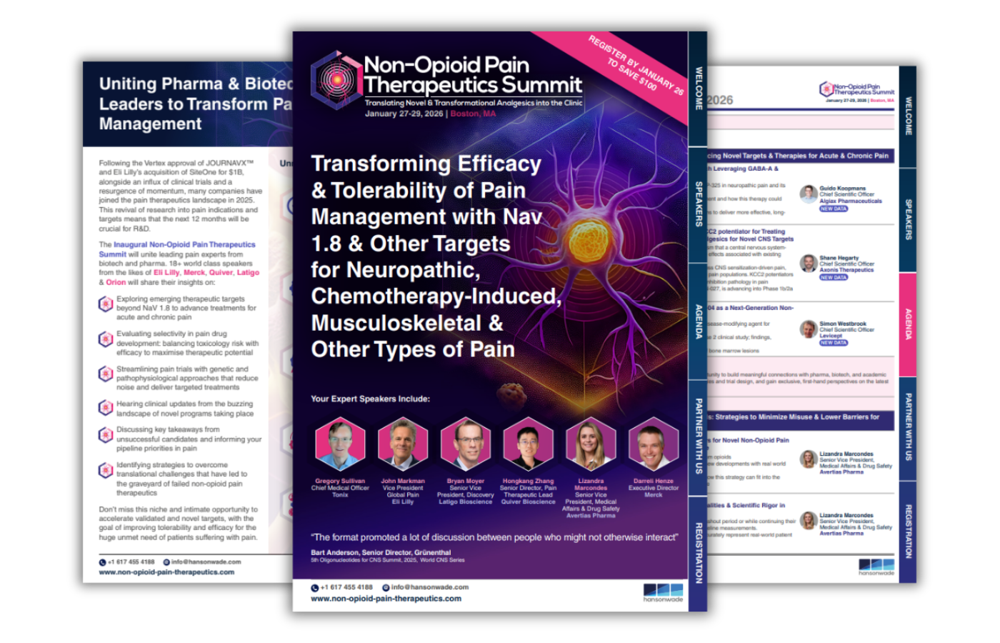 Brochure Image - Non-Opioid Pain Therapeutics Summit