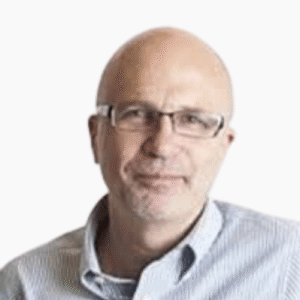 Headshot of Cliff Woolf, Director of the FM Kirby Neurobiology Centre at Boston Children’s Hospital, speaking at the 2nd Non-Opioid Pain Therapeutics Summit